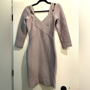 House of CB Grey/Silver Large Bodycon Dress